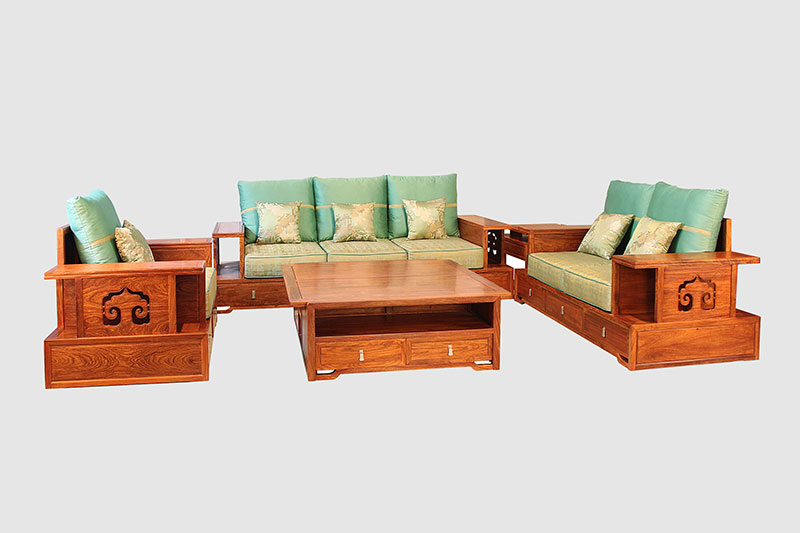 鄂尔多斯中式实木沙发简直太美了