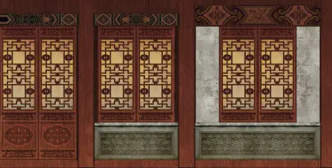 鄂尔多斯隔扇槛窗的基本构造和饰件
